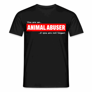 Animal Abuser – Rot/Weiß/Schwarz – Aktivismus – Männer T-Shirt